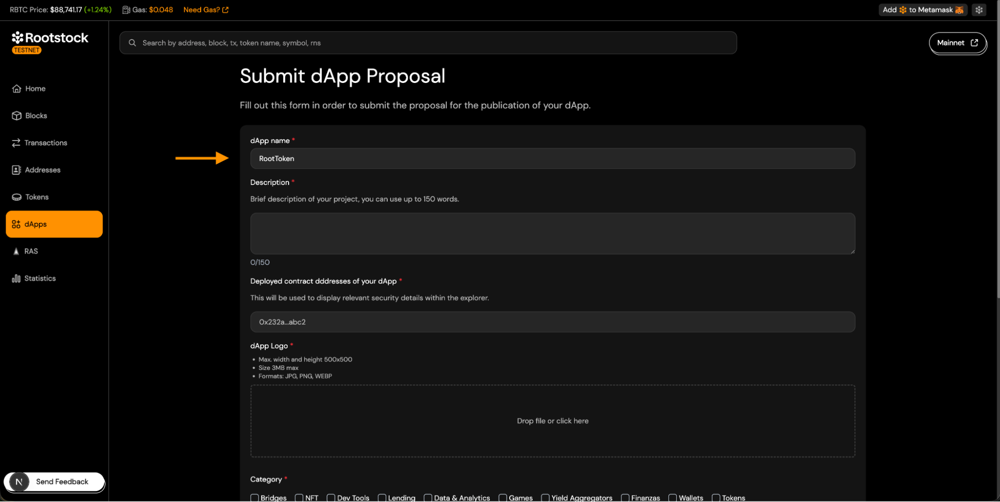 name